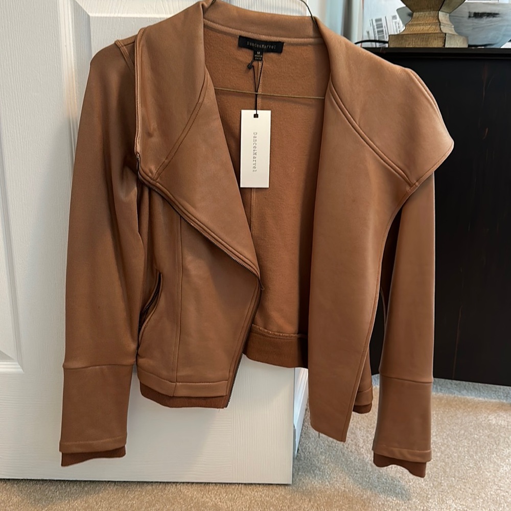 Faux leather jacket